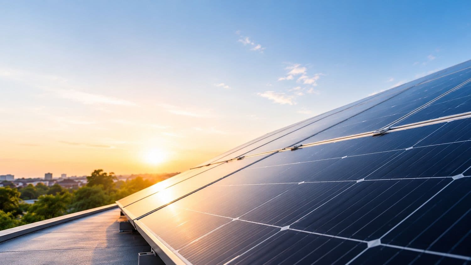 Premium rooftop solar installation