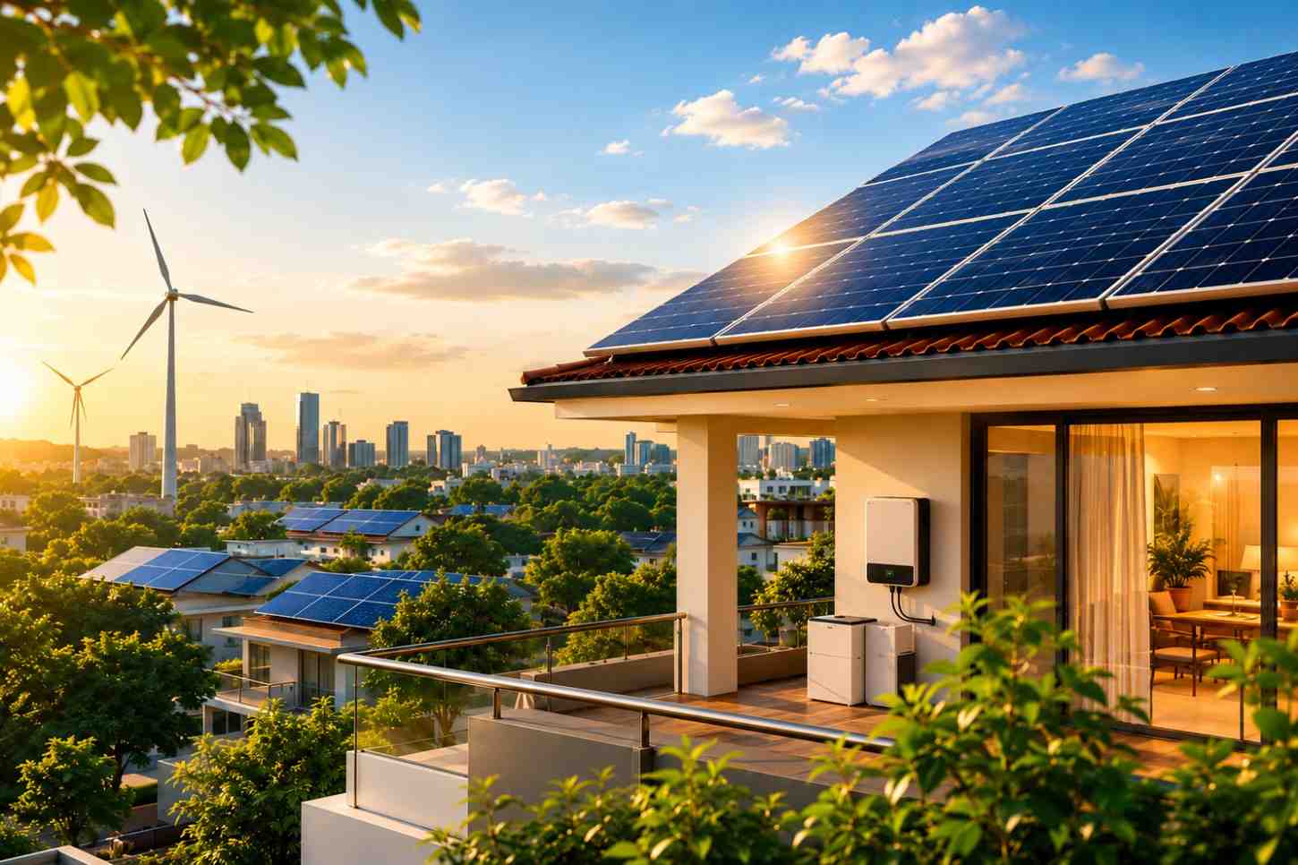 Rooftop solar installation